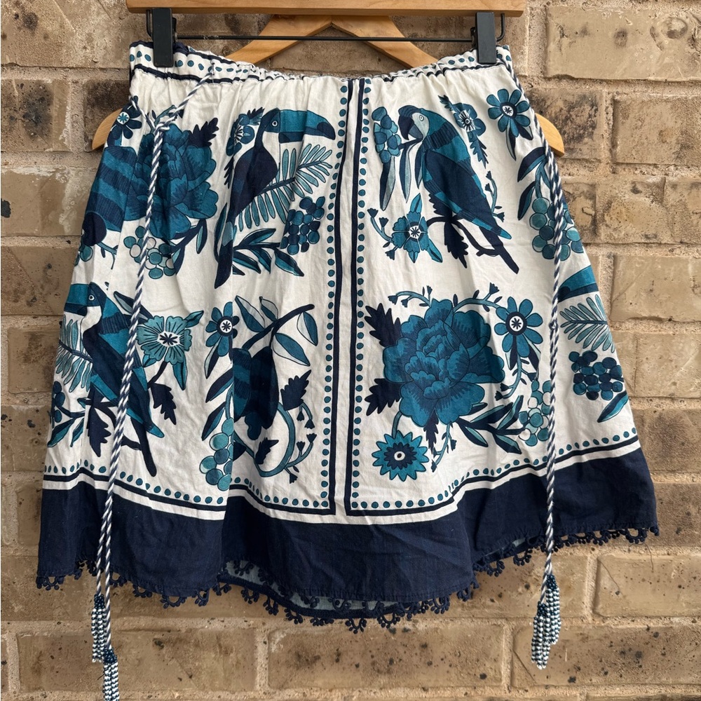 FARM Rio Blue and Navy Floral Mini Dress - Picture 10 of 13